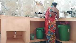 Desi indian Cheating maid Pounded By building owner In Kitchen